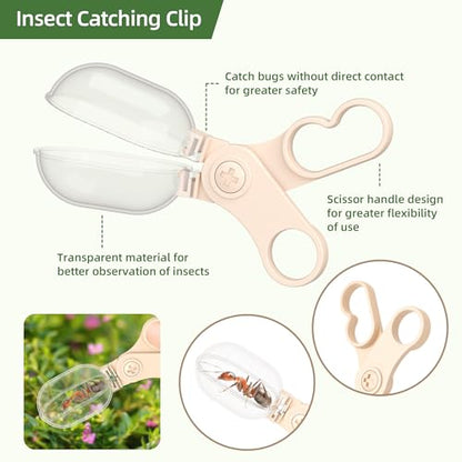 Bug Catcher Kit for Kids,STEM Outdoor Exploration Set（Ages 3+） - style: Kids Bug Catcher Set