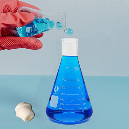 1000ml Narrow Mouth Graduated Erlenmeyer Flasks 1 Pack - size: 1000ml
