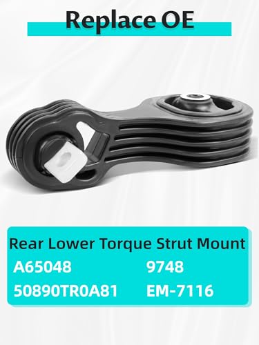 Engine Motor Mount and Torque Strut Mount for 2012-2015 Civic L4 1.8L Auto - size: 50890-TR0-A81