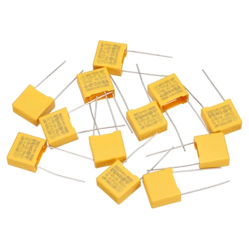 PATIKIL Safety Capacitors 12Pack 0.15uF AC 275V 10mm Pin Pitch 13x12x6mm - size: 10mm Pin Pitch, style: 0.15uF