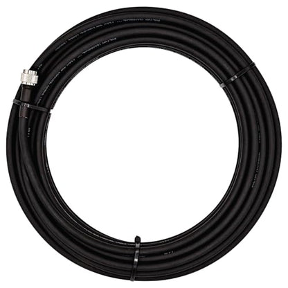 Bolton400 Coaxial Cable 50ft Black, N Male to N Male - LMR®400 Equivalent - size: 50ft Black N-Male to N-Male