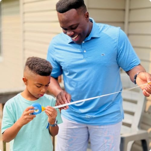 Handy Famm Kids Tape Measure, 8ft Retractable Measuring Tape, Blue Toto - color: Blue Tape Measure