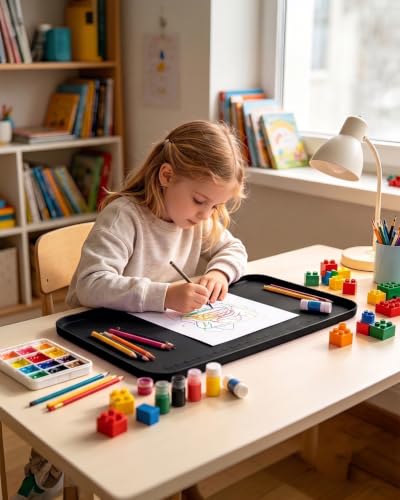 Silicone Mats for Crafts, 24" x 16" Waterproof Non-Slip Playdoh Mat - color: Black, size: 24" x 16"