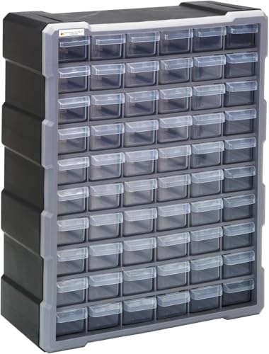 Quantum Storage Systems PDC-60BK 60 Drawers Cabinet Part Organizer 19" H x 15" W x 7" D - style: 60 Drawers