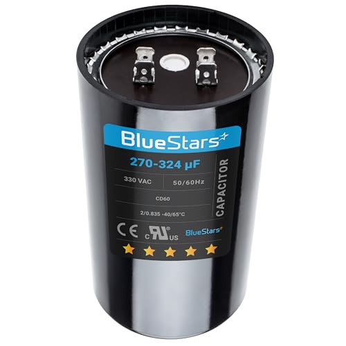 [2025 Upgraded] BlueStars 270-324 uF MFD 330 VAC Motor Start Capacitor