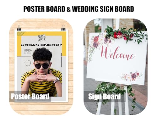 EPHECH 20Pack 12" x 16.5" White Foam Board with 3/16" Thick Foam Core - size: 12" x 16.5"-20PCS