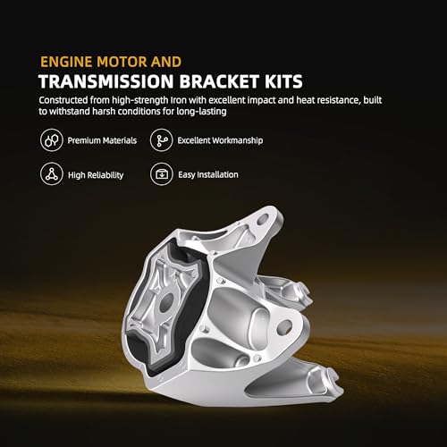 Engine Motor Mount Transmission Bracket Kits for Ram Promaster 3.6L - style: for Promaster 3.6L 1500/2500/3500 14-21