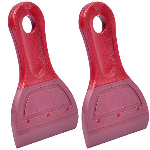 Small Squeegee Soft Rubber Blade 2.3 Inch Mini Size for Screen Printing, Chalk Paste or Ink, Self-Adhesive Vinyl, Desktop Screen Cleaning, Big Version, Pack of 2 - size: 2.3-inch