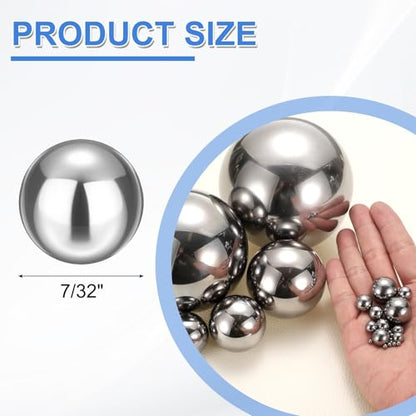 uxcell 200Pcs 7/32" Bearing Balls,316L Stainless Steel G200 Precision Balls - size: 7/32"