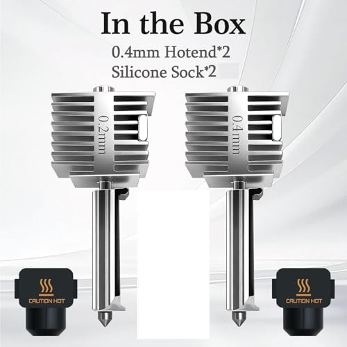 V2.0 Upgrade A1/A1 Mini/A2L Hotend, 0.4mm Nozzle - size: 2PCS A1 hotend 0.4mm stainless