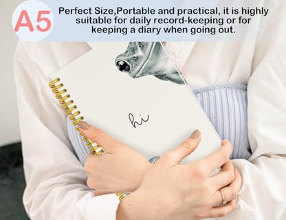 Frog Notebook Journal,Cute Frog Gifts for Women - color: Frog, style: White