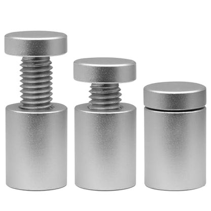 Luomorgo Aluminum Standoff Screws, 5/8" x 3/4", Silver, 12 Pcs - color: Silver, size: 5/8" x 3/4"