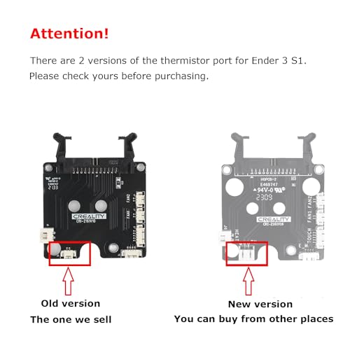 HICTOP Ender 3 S1 Hotend High Temperature Pro 300℃ Compatible with Creality Ender 3 S1，Ender3 S1 Pro，CR10 Smart Pro，Sermoon V1, Sermoon V1 Pro 3D Printers - style: Ender 3 S1 High temperature pro