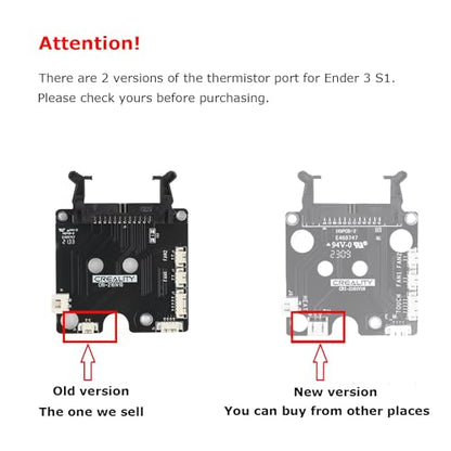 HICTOP Ender 3 S1 Hotend High Temperature Pro 300℃ Compatible with Creality Ender 3 S1，Ender3 S1 Pro，CR10 Smart Pro，Sermoon V1, Sermoon V1 Pro 3D Printers - style: Ender 3 S1 High temperature pro