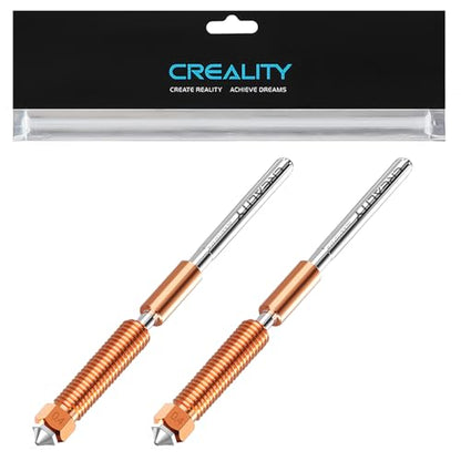 Creality K1 SE Nozzles, Upgrade K1C Unicorn 3D Printer Nozzles Kit, Original Ender 3 V3 SE Hardened Steel Nozzle for Creality K2 SE/K1/K1 Max/Ender 3 V3/3 V3 Plus/3 V3 KE 3D Printers (0.4mm 2PCS) - size: 0.4mm*2