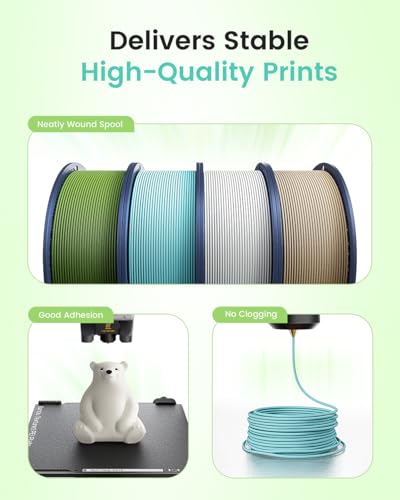 SUNLU Matte PLA Filament 1.75mm, 1KG (2.2LBS), Clay - color: A-mattepla-1kg-clay