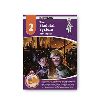 Know Yourself - The Skeletal System: Adventure 2, Human Anatomy for Kids, Best Interactive Activity Workbook to Teach How Your Body Works, STEM & STEAM, Ages 8-12