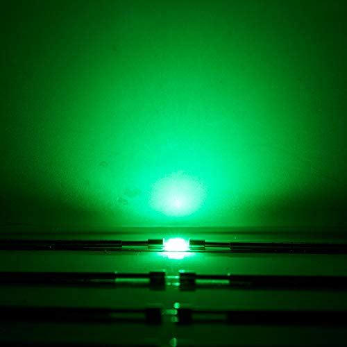 CHANZON 100 pcs SMD 1206 (3.2mm x 1.6mm) Green LED Diode Lights 3V 20mA - color: C) Green (100pcs)