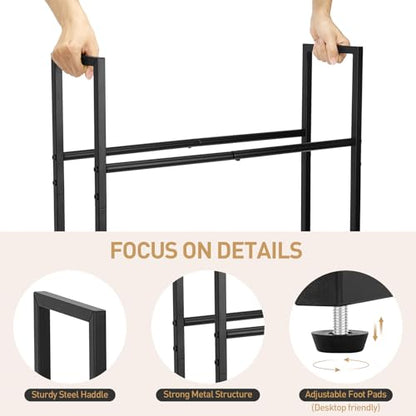 2 Tier 3D Printer Metal Filament Storage Rack for 16 Rolls,No Drilling.