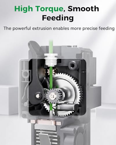 Creality Official Ender 3 V4 Extruder, High Torque Up to 80N, Dual Gear Design for Smooth & Precise Feeding, Compatible with Creality Ender 3 V4 3D Printer - style: Extruder