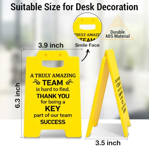 3Pcs Employee Appreciation Gifts Bulk Teamwork Gift Ideas Desk Decor - color: Art-C