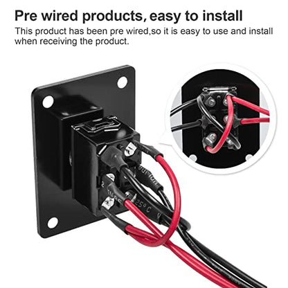 Button Switch Rocker Switch Toggle Switch Self Reset 6 Pin 3 Position - color: Up-Down
