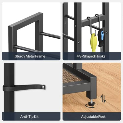 HOOBRO 3D Printer Filament Storage Rack, 5-Tier Heavy Duty Storage Shelf