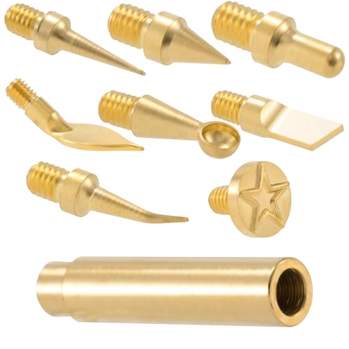 3D Printer Smoothing Tool Kit Tool, 8PCS, Gold