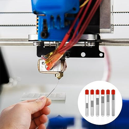 60 Pieces 3D Printer Nozzle Cleaning Kit,Stainless Steel Nozzle Cleaning Needles 3D Printer Tool Kit 3D Printer Nozzle Cleaner 3D Printer Accessories (Diameter 0.15/0.2/0.25/0.3/0.35/0.4mm)