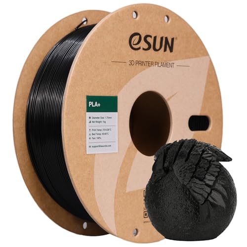 eSUN PLA+ Filament 1.75mm Black 1KG,PLA Pro 3D Printer Filament - color: 1kg-black