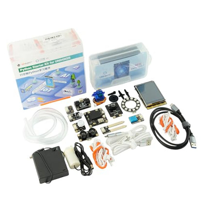 UNIHIKER M10 Python IoT Kit with 2.8" Touch Screen | All-in-One Single Board Computer Bundle with Sensors | 15 Guided AI Lessons & Plug-and-Play Interface | STEM Coding Gift for Beginners