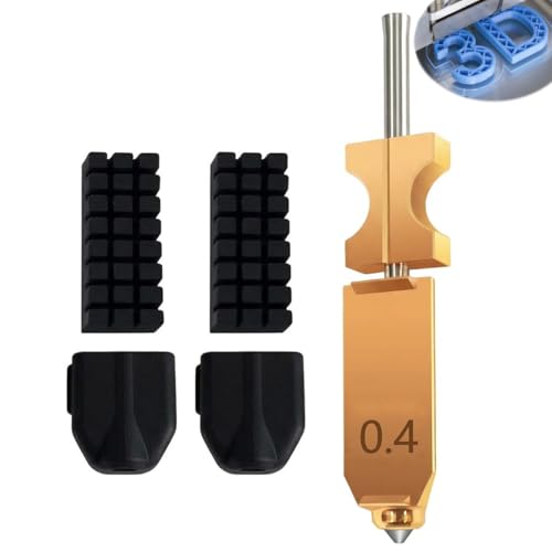 3D Printer Hotend for Flashforge Adventurer 5M/5M Pro, 0.4/0.6 mm Nozzle Assembly Replacement, Integrated Heater & Thermistor Kit, Compatible with Flashforge AD5M Series - size: Quick-Swap Nozzle for AD5X(0.4mm)