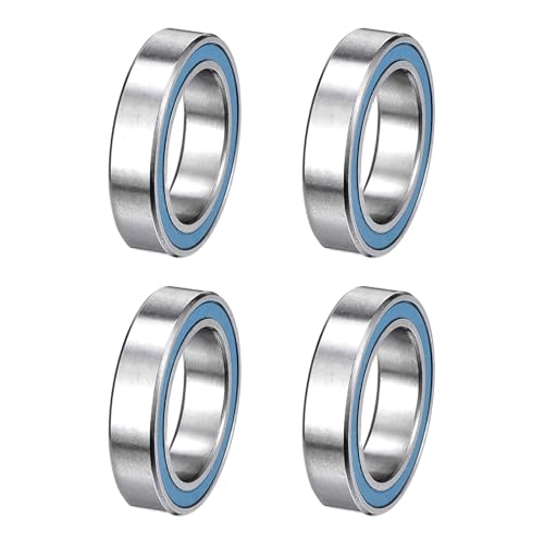 uxcell 4 Pcs 6701-2RS Micro Bearings, 12x18x4mm Chrome Steel, ABEC7 - size: 6701-2RS
