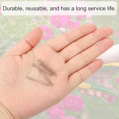 PATIKIL Compression Spring, 0.3mm Wire Dia x 3mm OD x 25mm L, 10 Pcs 304 Stainless Steel Mechanical Extension Small Springs Pen Springs Assortment Kit for Shop and Home Repairs - size: 0.3x3x25mm