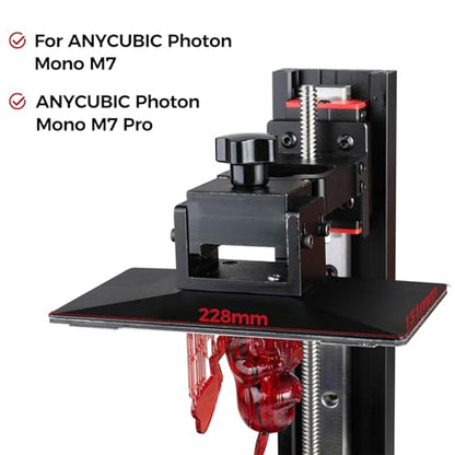 Sovol 2 Pack Resin 3D Printer Flex Spring Steel Building Plate 228x131mm - size: Photon Mono M7/M7 Pro (228x131mm)