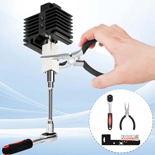41Pcs 3D Printer Must Have Tool, Rapid Disassembly Nozzle Kit, Deburr, File, Brass Cleaning Brush and 0.35mm Clog Poke, Spatula, Tweezers, Deburring, Smoothing, Finishing, Fine Grinding