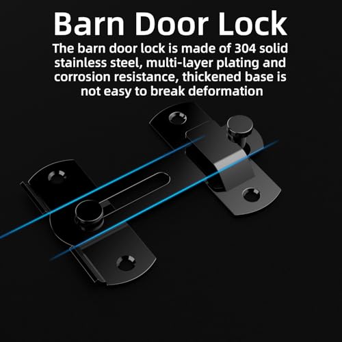 T Strap Hinges, Tee Hinge, T-Gate Hinges, Gate Strap Hinges, Wooden Fences Door, Barn Door, Shed Doors,Cabinet Door,Pet House Door, Barn Door Lock Latches 1PC (5 inch) - size: 5 inch set