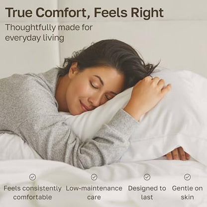 California Design Den Luxury 600 Thread Count King Size Sheets Set, White - color: 01 - Bright White, size: King