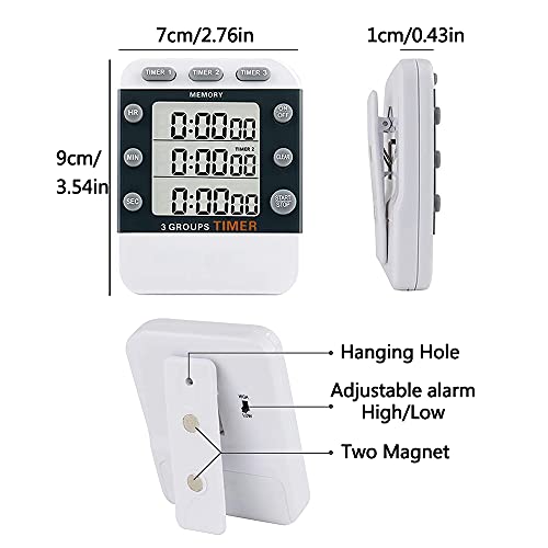 Digital Dual Kitchen Timer, Multiple Channels Countdown Timer - style: M382