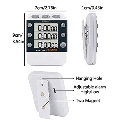 Digital Dual Kitchen Timer, Multiple Channels Countdown Timer - style: M382