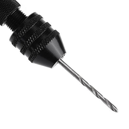 Pin Vice Hand Drill Bits, 10PCS Pin Vise Hand Drill Set 0.3-3.6mm, Professional Pin Drill Bit Tools for Metal Wood, Manual Work DIY, Jewelry, Assembling, Model Making