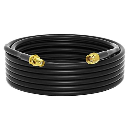 onelinkmore RG58 SMA Male to Female Cable 25Ft, 50 Ohm Low Loss - size: 25FT