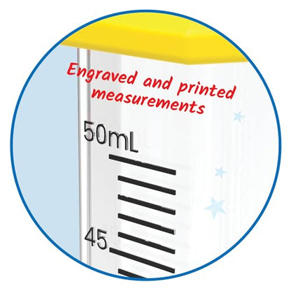 hand2mind Starter Science Graduated Cylinder Set, Set of 5