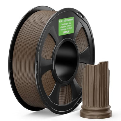 PLA+ 2.0 Filament 1.75mm 3D Printer Filament, Brown 1KG - color: 1kg*brown