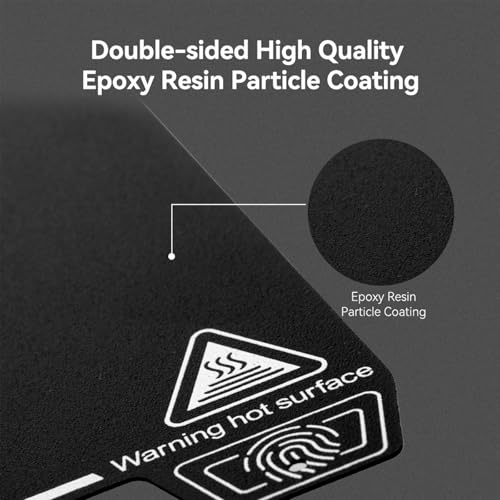Creality K1 Max Build Plate Kit 315 * 310mm, Double Sided Epoxy Resin High-Strength Printing Platform for K1 Max, Ender 3 Max Neo, Ender 3 S1 Plus 3D Printers - style: K1 Max Epoxy Resin PEI Plate