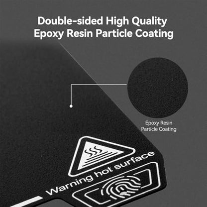 Creality K1 Max Build Plate Kit 315 * 310mm, Double Sided Epoxy Resin High-Strength Printing Platform for K1 Max, Ender 3 Max Neo, Ender 3 S1 Plus 3D Printers - style: K1 Max Epoxy Resin PEI Plate