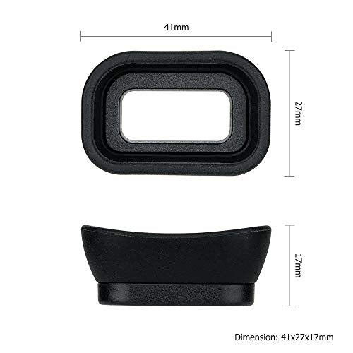 Kiwifotos FDA-EP10 Viewfinder Eyecup Eyepiece for Sony A6000 A6100 A6300 - size: Sony FDA-EP10 Replacement