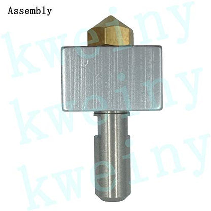 MK10 Heater Block 2 Pack for 3D Printer Hotend Fit M3 and M4 Thermistor
