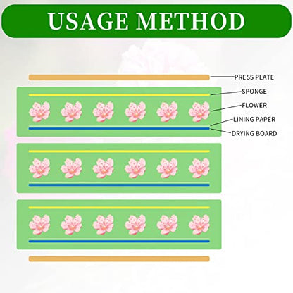 Zreneyfex Portable Wooden Flower & Leaf Press Kit