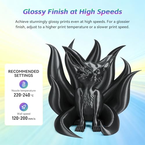 FLASHFORGE Silk+ PLA Filament 1.75mm Metal Gray, Silky Texture 3D Printing Filament, Enhanced Layer Adhesion with Stunning Surface Finish; Chrome-Like Brilliance and Silk-Smooth Perfection - color: Silky Single-color Metal Gray